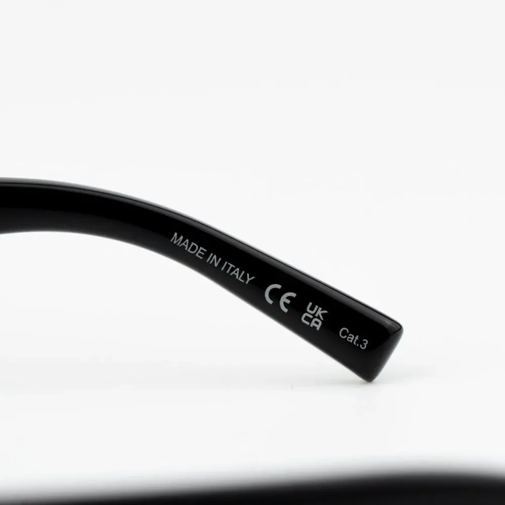 NEW Saint Laurent SL553 001 Black Grey Rectangle Unisex Sunglasses